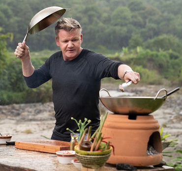 Kadr z odcinka serialu „Gordon Ramsay: świat na talerzu”