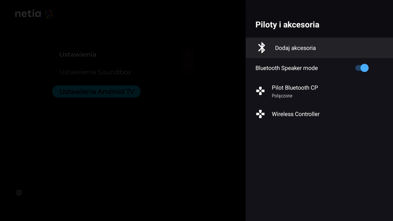 Netia Soundbox 4K - dodanie urządzenia Bluetooth