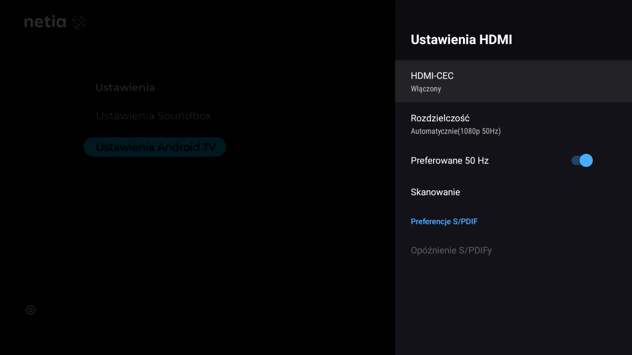 Netia Soundbox 4K - HDMI CEC