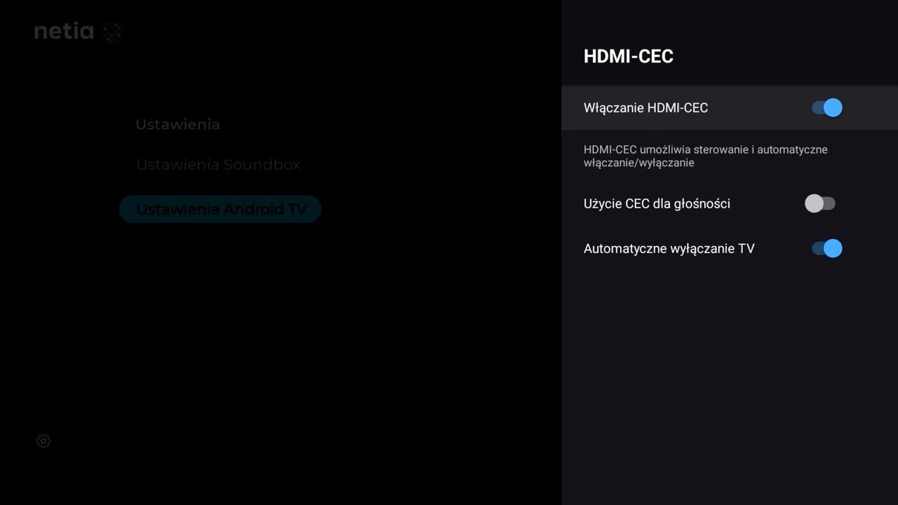 Netia Soundbox 4K - HDMI CEC