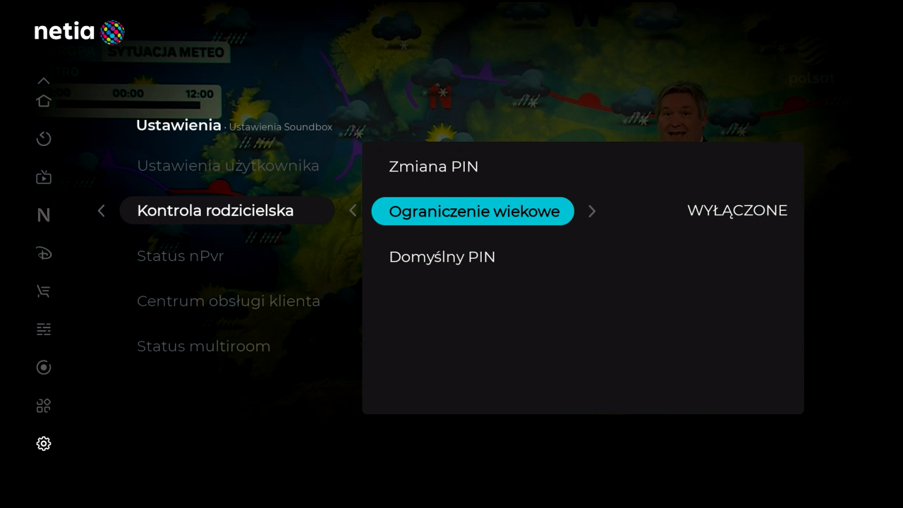 Netia Soundbox 4K - kontrola rodzicielska