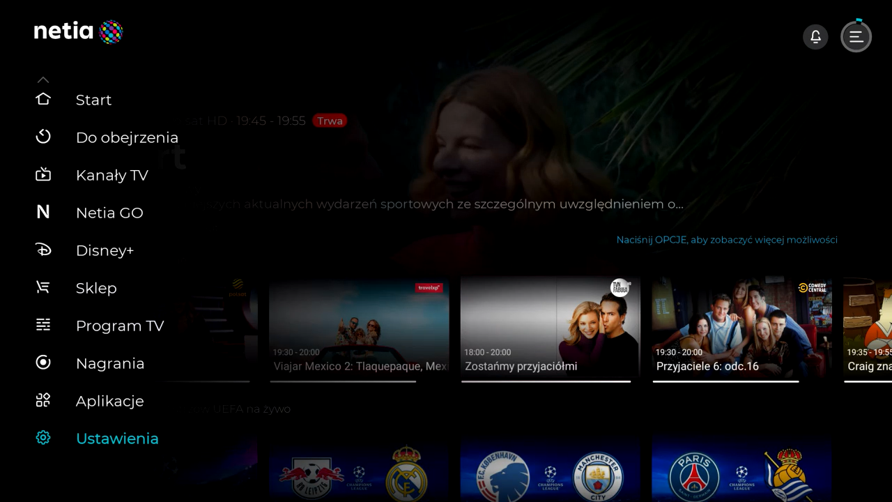 Netia Soundbox 4K - połączenie z siecią bezprzewodową Wi-Fi