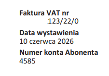 Netia On-line Netia On-line, numer konta abonenta