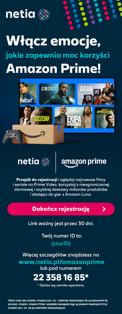Amazon - rejestracja