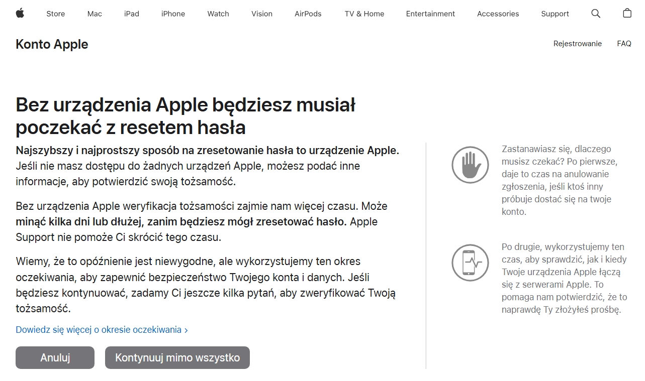 Apple TV - logowanie