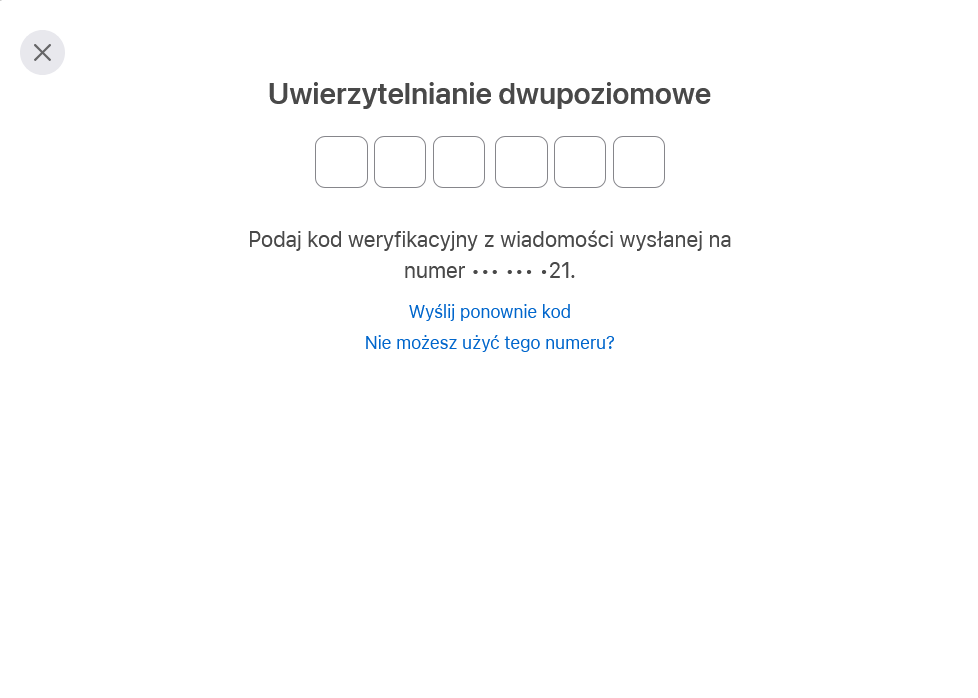 Apple TV - logowanie