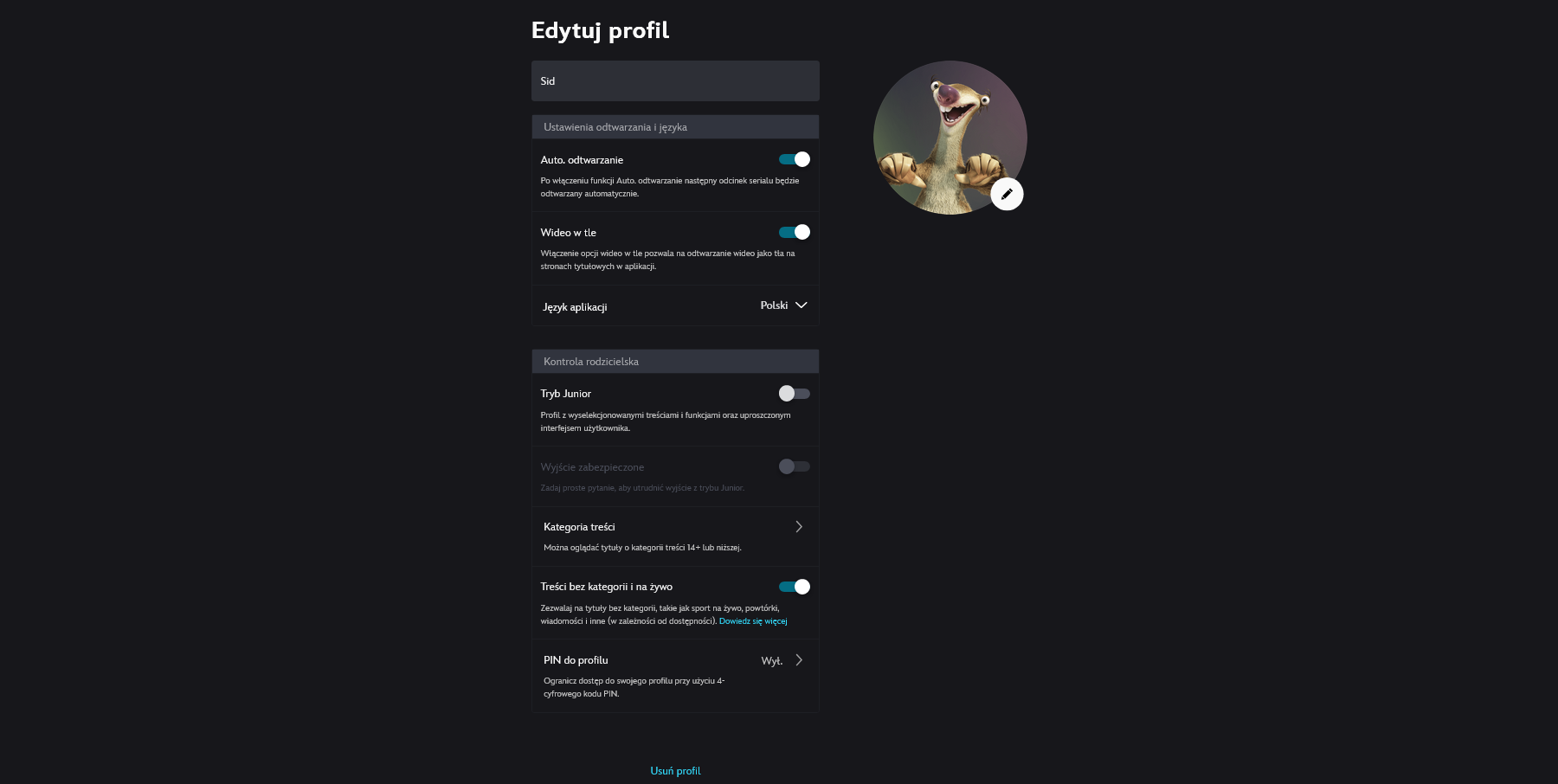 Disney - profil