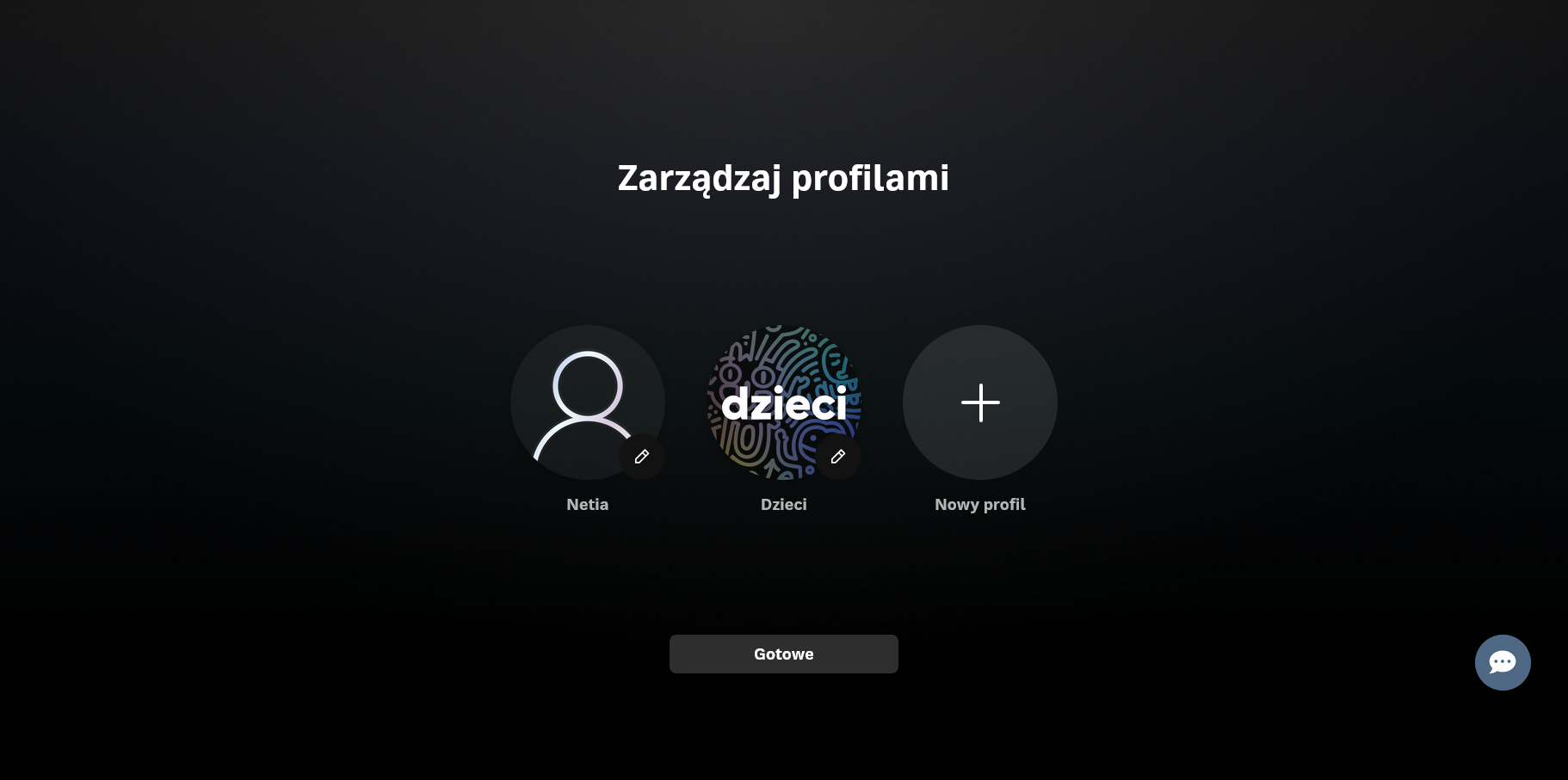 HBO MAX - dodanie/edycja profilu