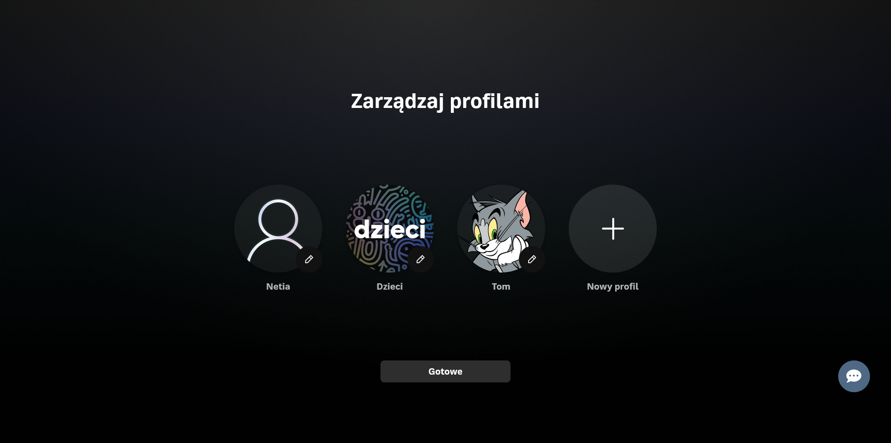 HBO MAX - dodanie/edycja profilu