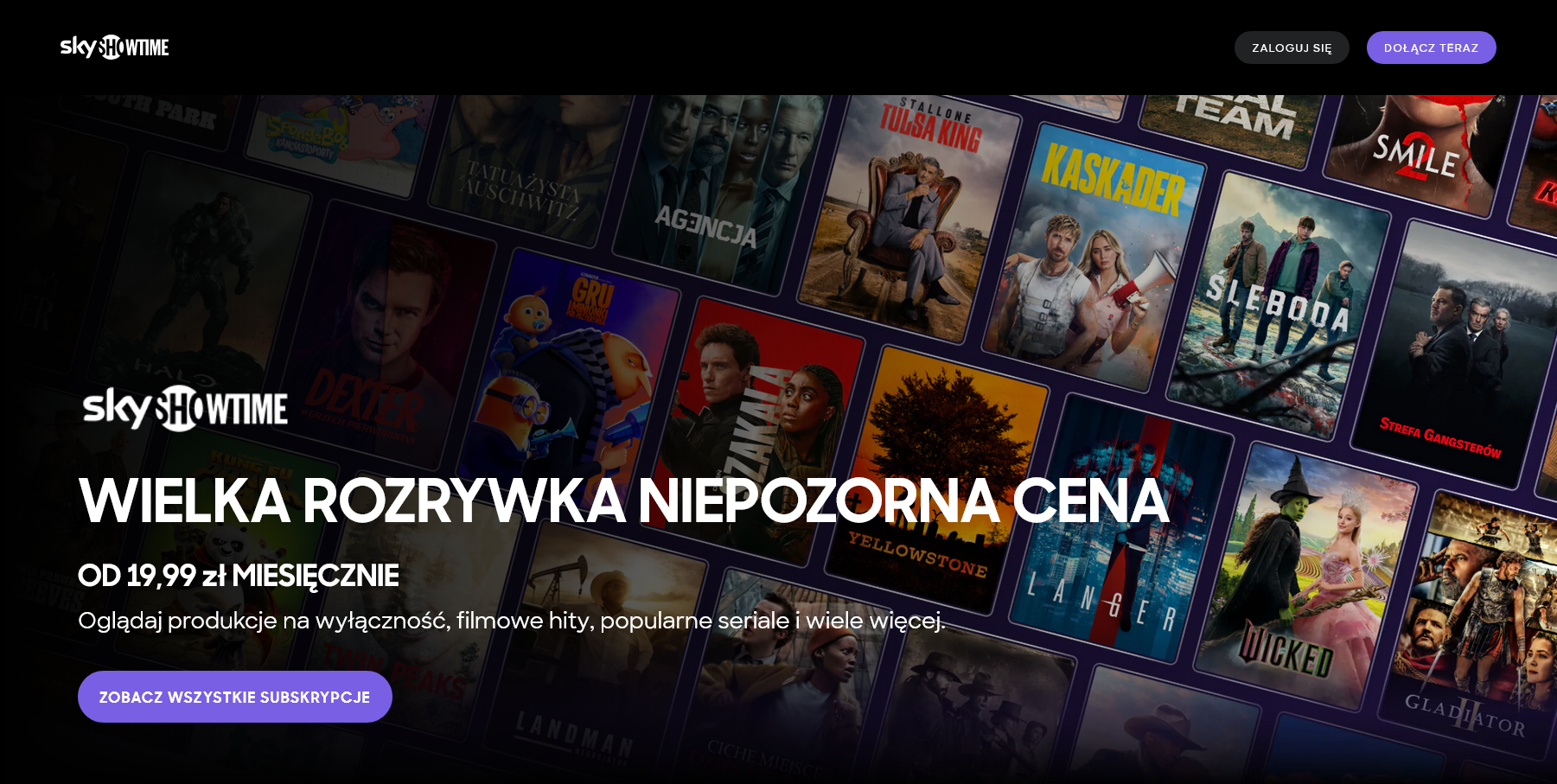 SkyShowtime - odzyskanie hasła