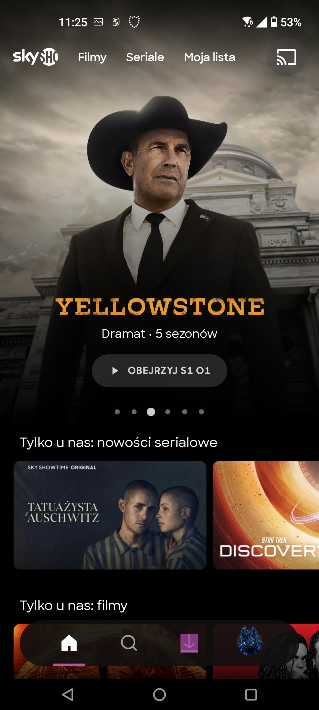 SkyShowtime - nagrania offline