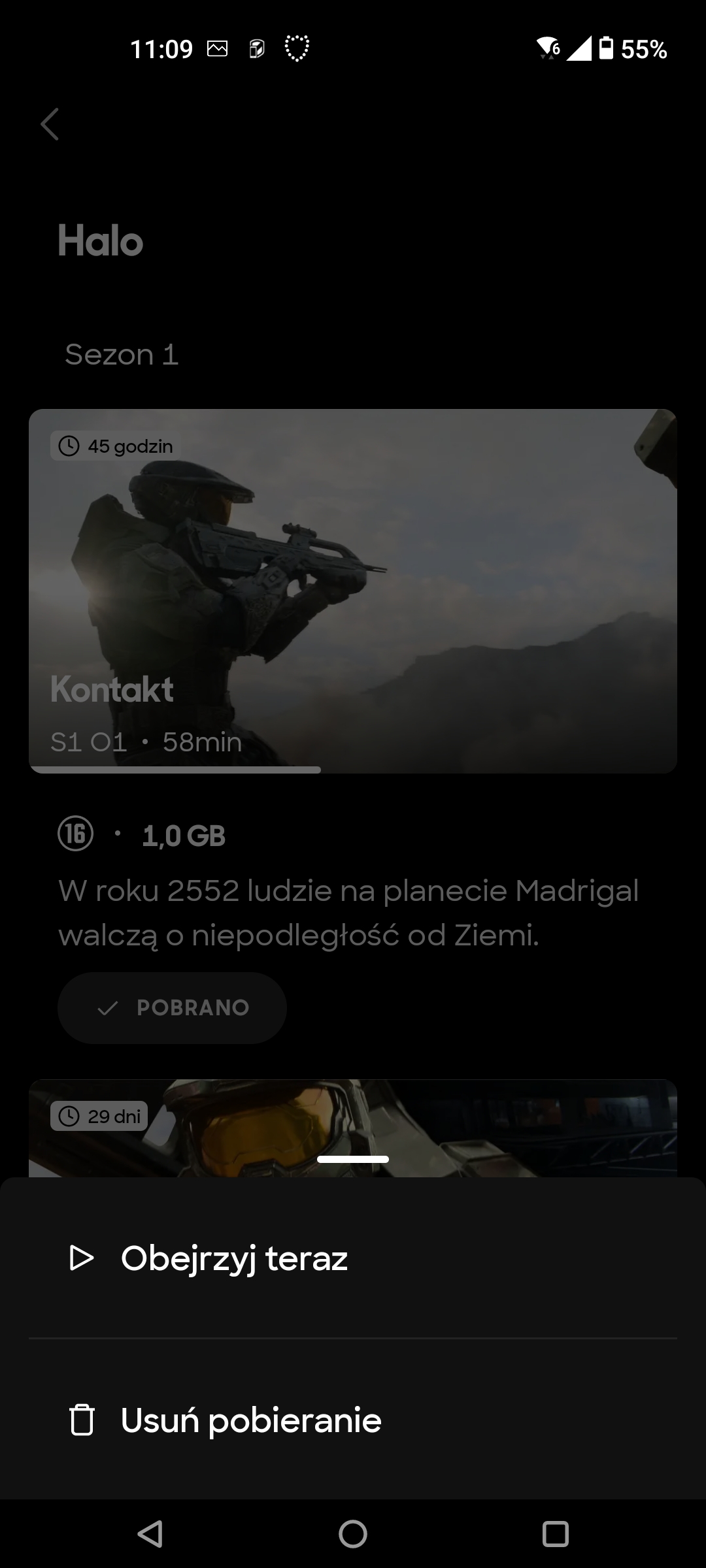SkyShowtime - nagrania offline
