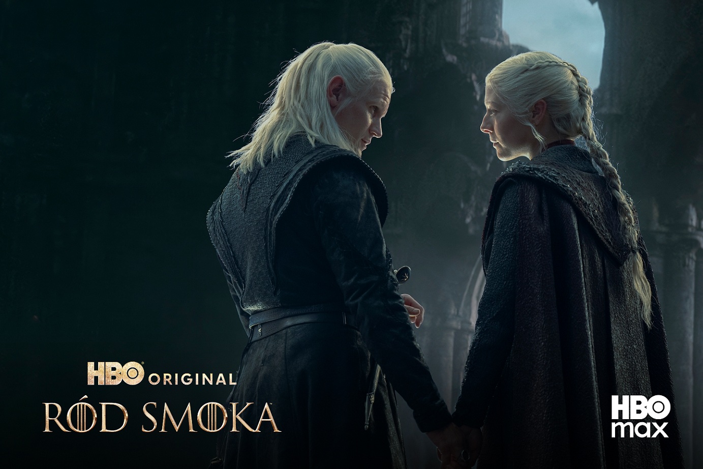 kadr z serialu Ród Smoka sezon 3 - Rhaenyra Targaryen i Daemon Targaryen