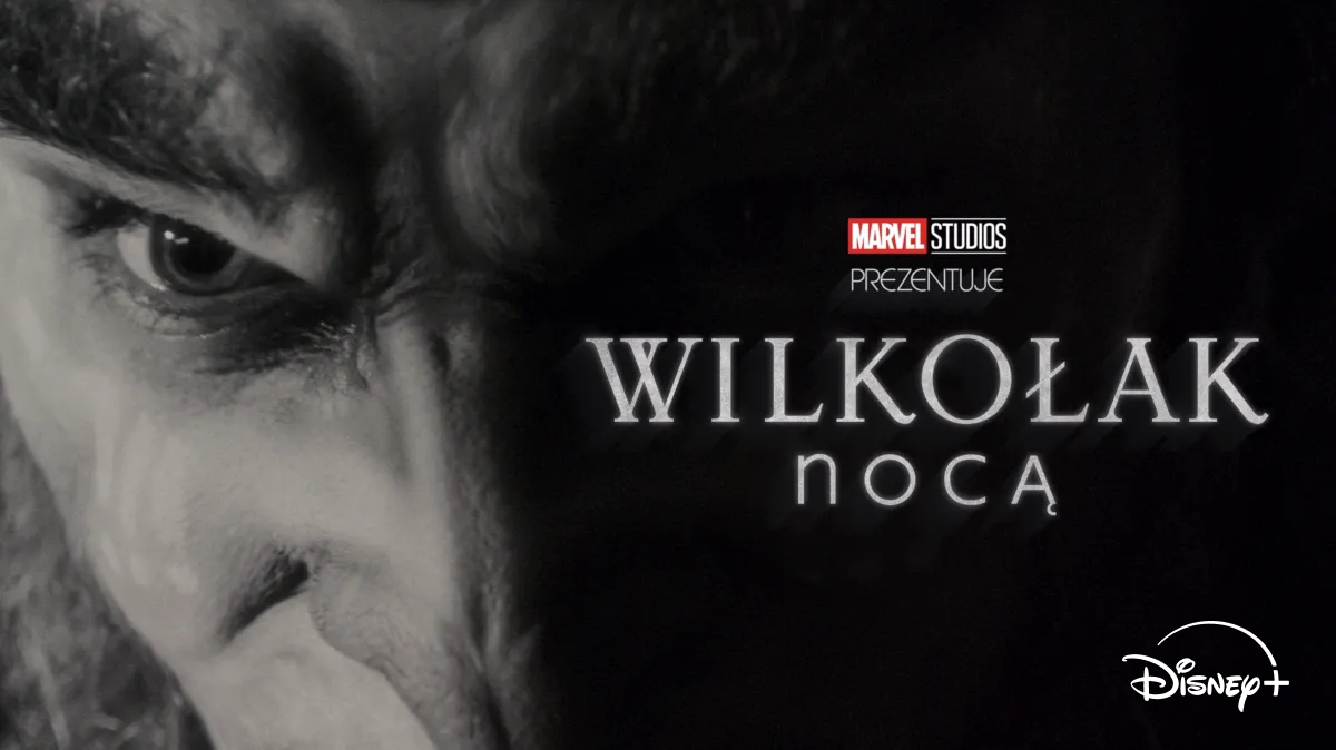 plakat z filmu Wilkołak nocą - główny bohater