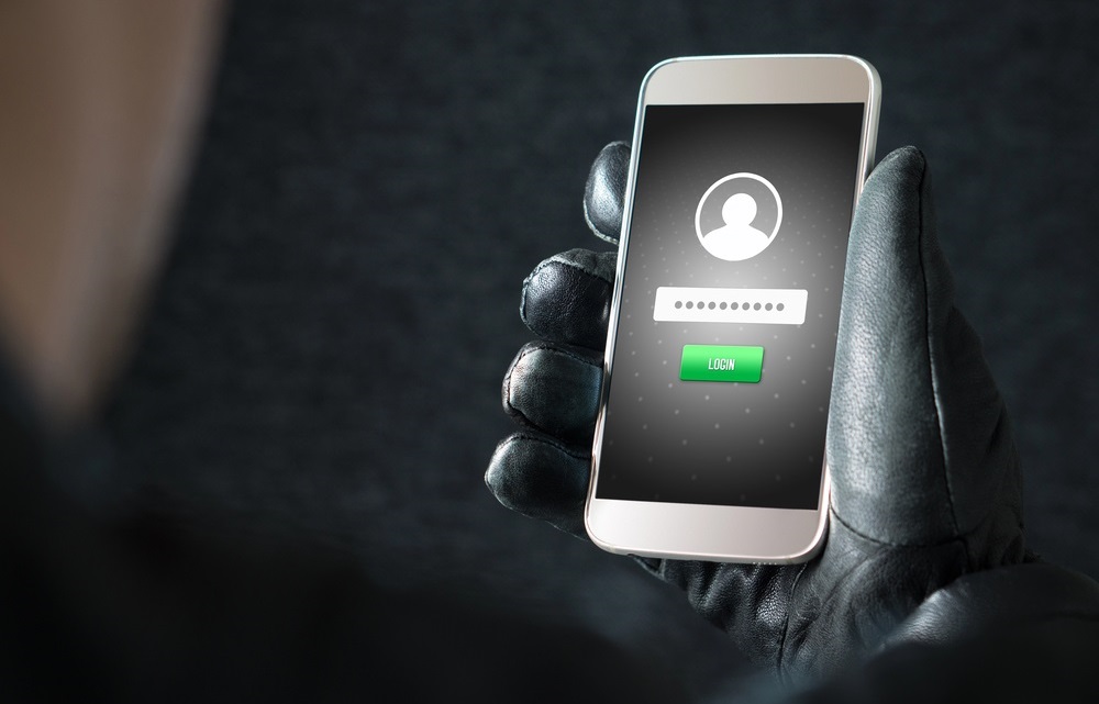 zhakowany telefon