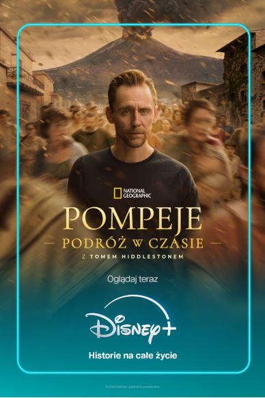 Plakat — Pompeje: podróż w czasie z Tomem Hiddlestonem