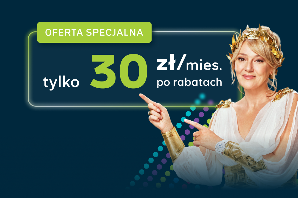 Internet 300 Mb/s za 30 zł